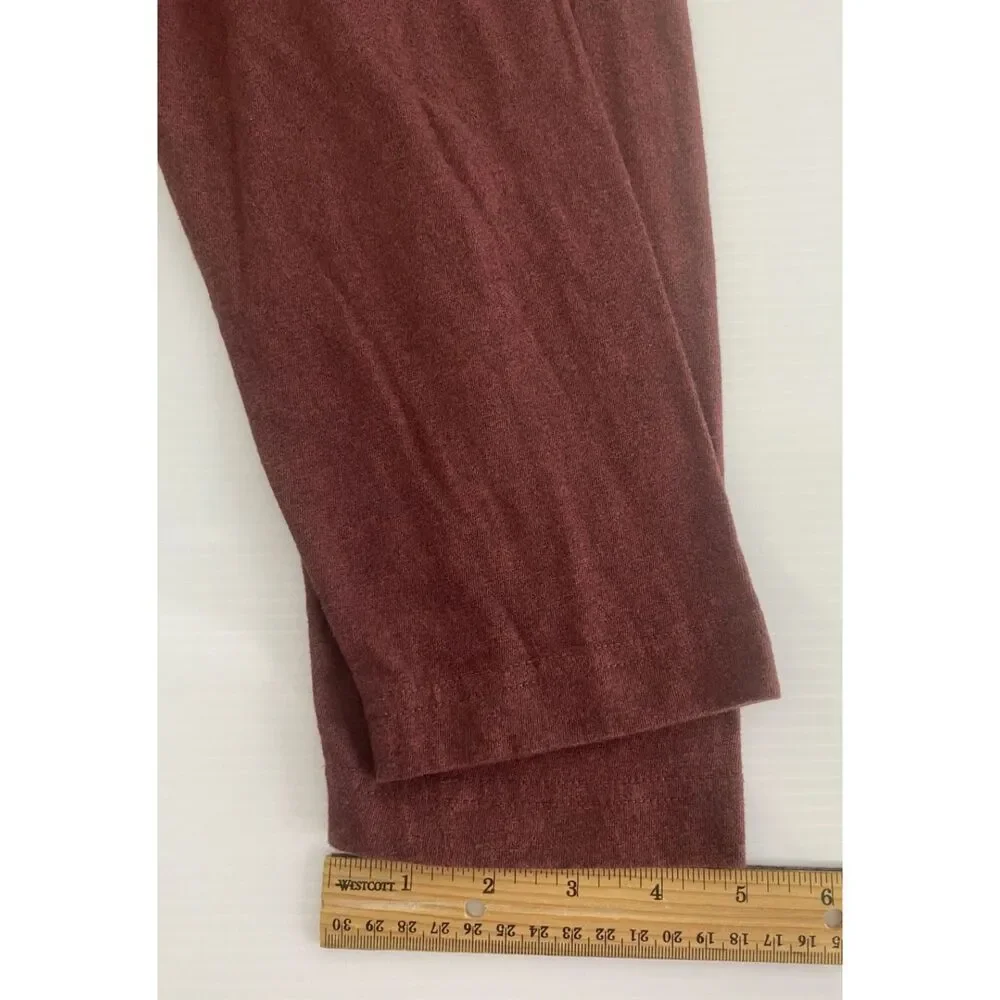 Banana Republic Men’s Quick Dry Half Zip Pullover Burgundy Long Sleeve Shirt XL